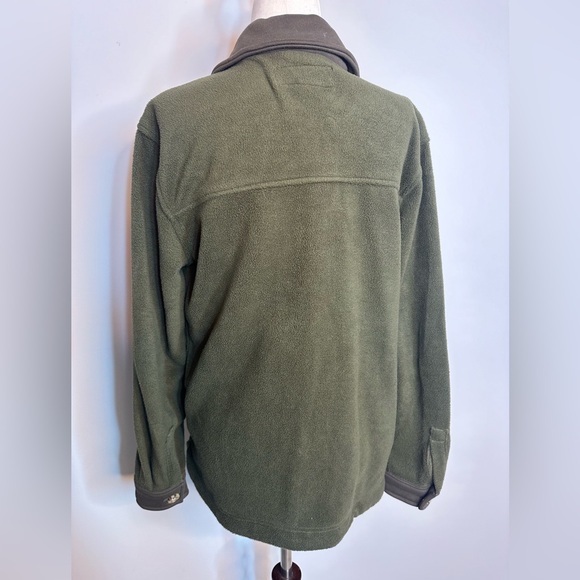 Sz S Blank NYC olive green Button front Shacket fleece jacket sweater - Picture 6 of 10